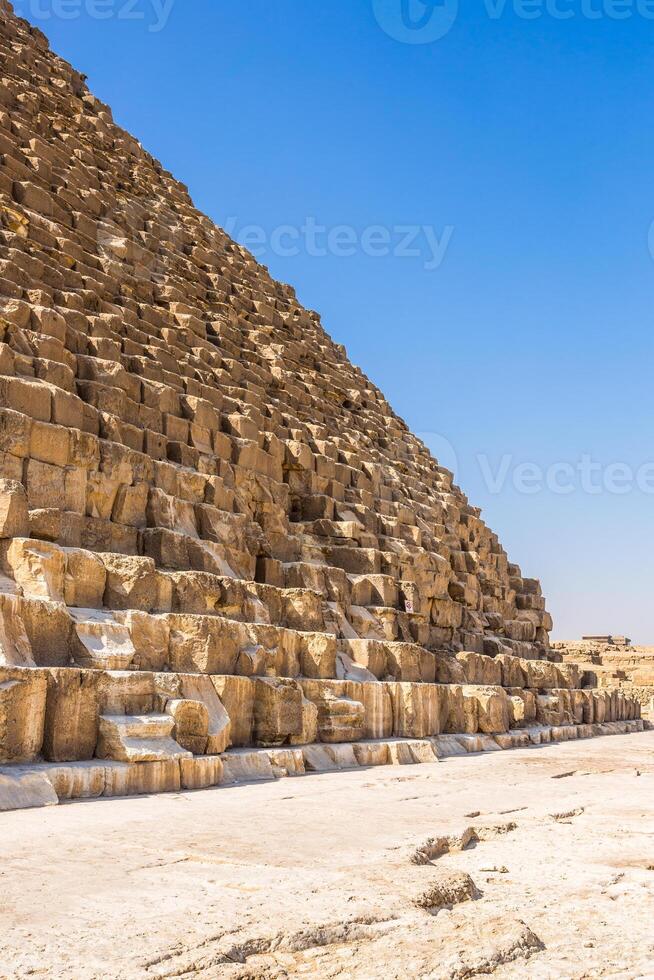 The pyramids at Giza in Egypt photo
