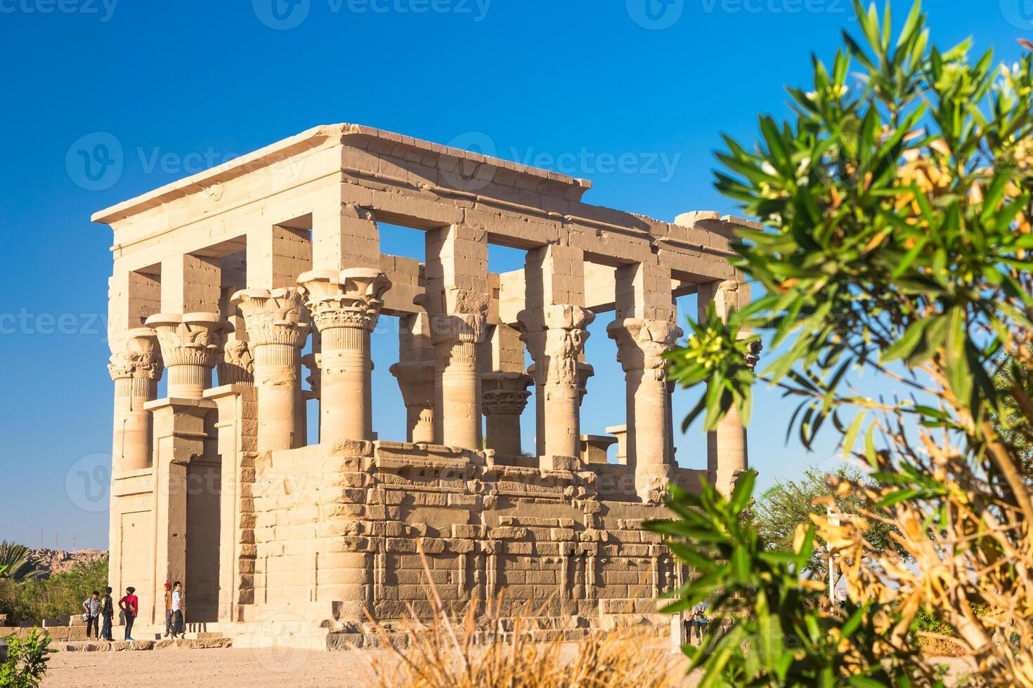 Philae temple in aswan on the Nile in Egypt photo