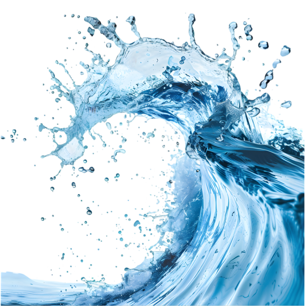 water plons geïsoleerd Aan een transparant achtergrond png