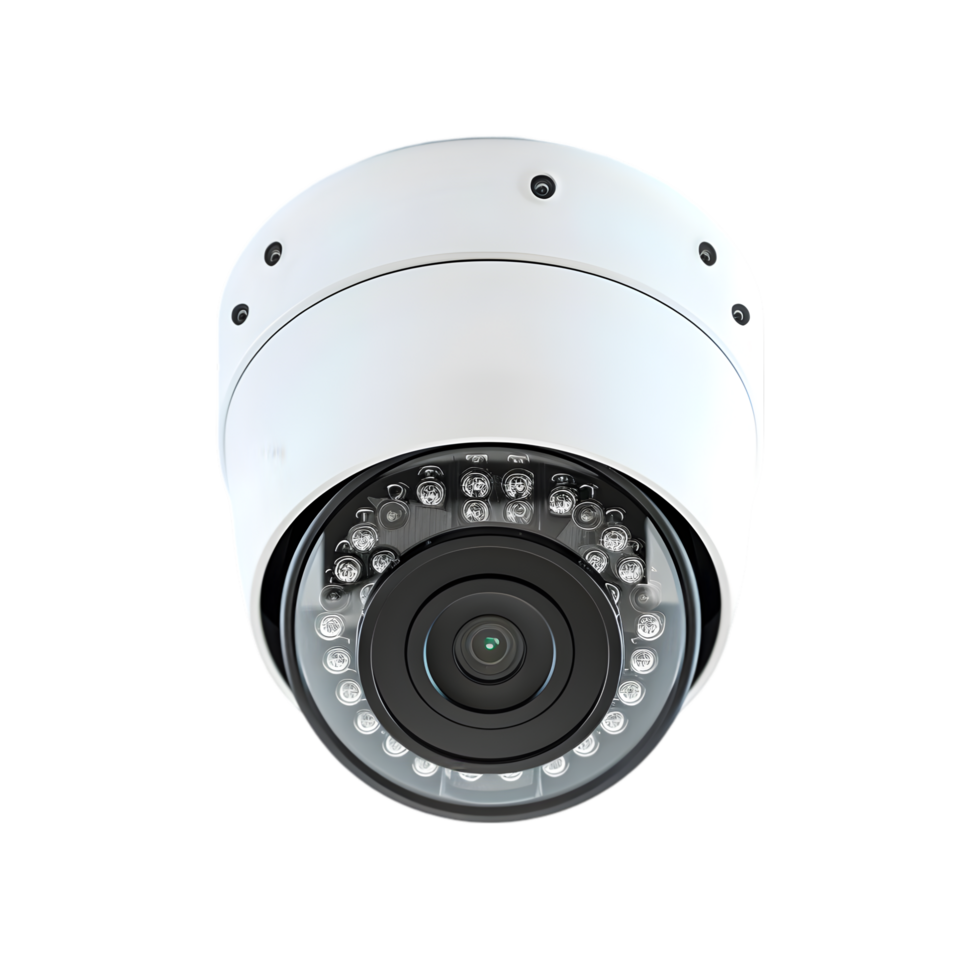 Surveillance camera isolated on a transparent background png