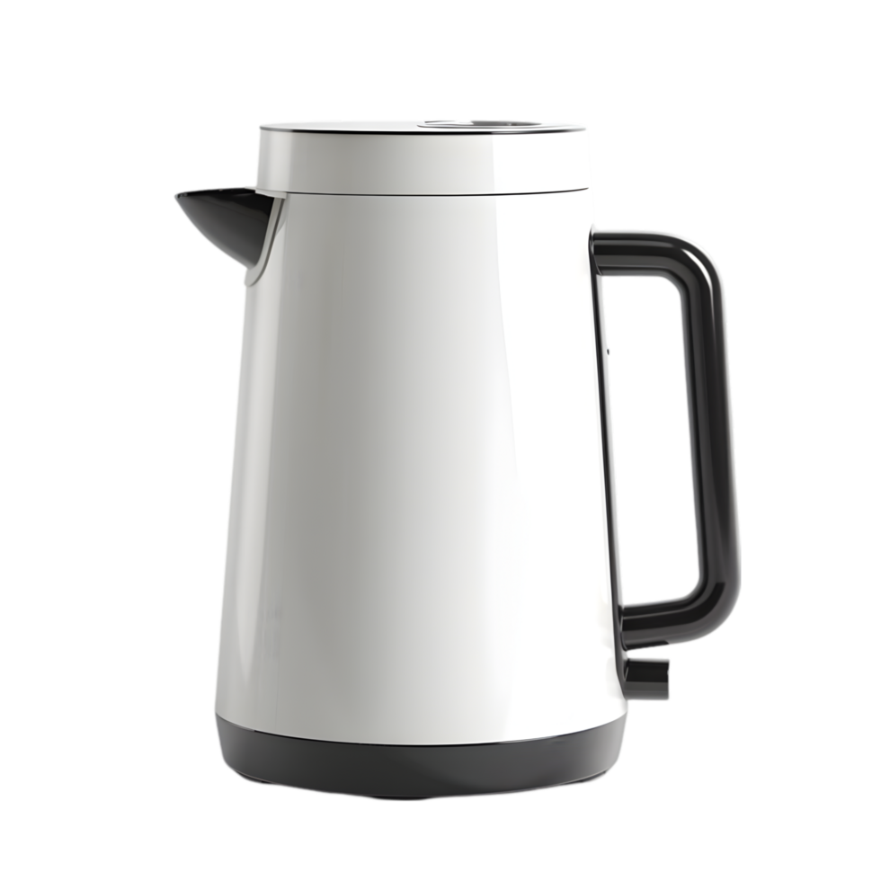 Modern kettle on a transparent background png