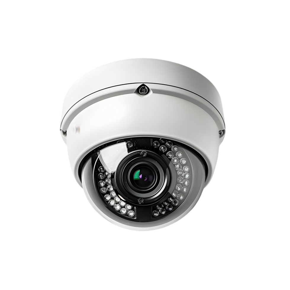 Surveillance camera isolated on a transparent background png