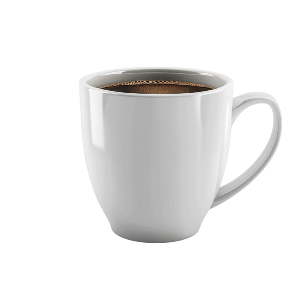High quality transparent coffee cup Genereted AI png