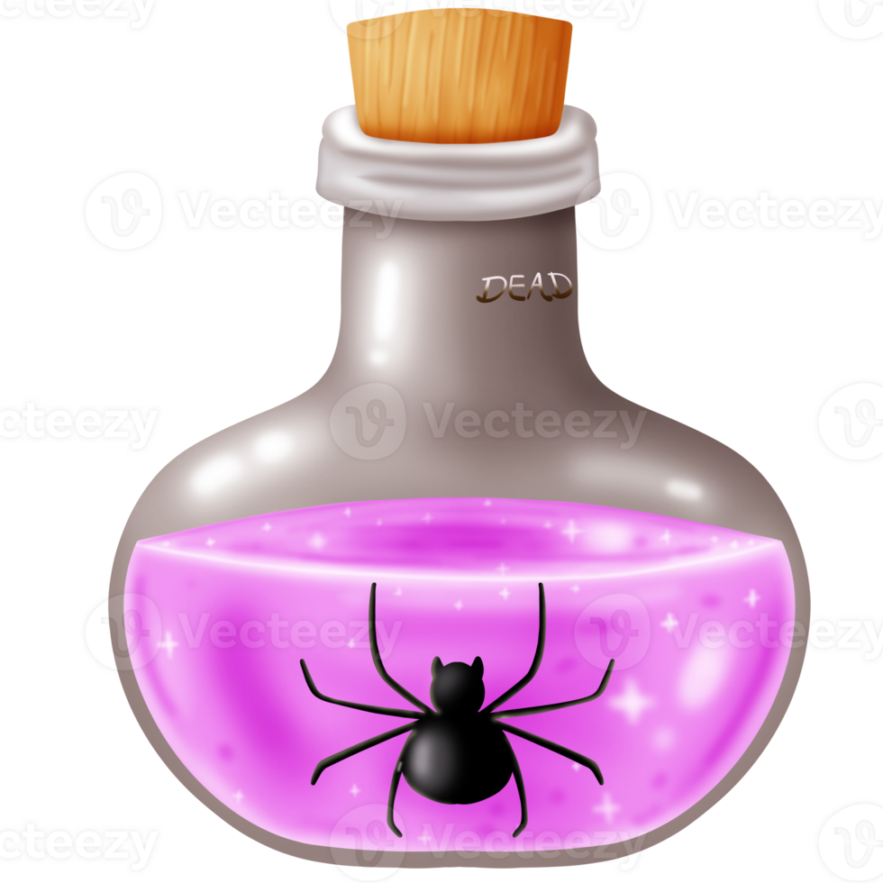 Bottle poison spider png