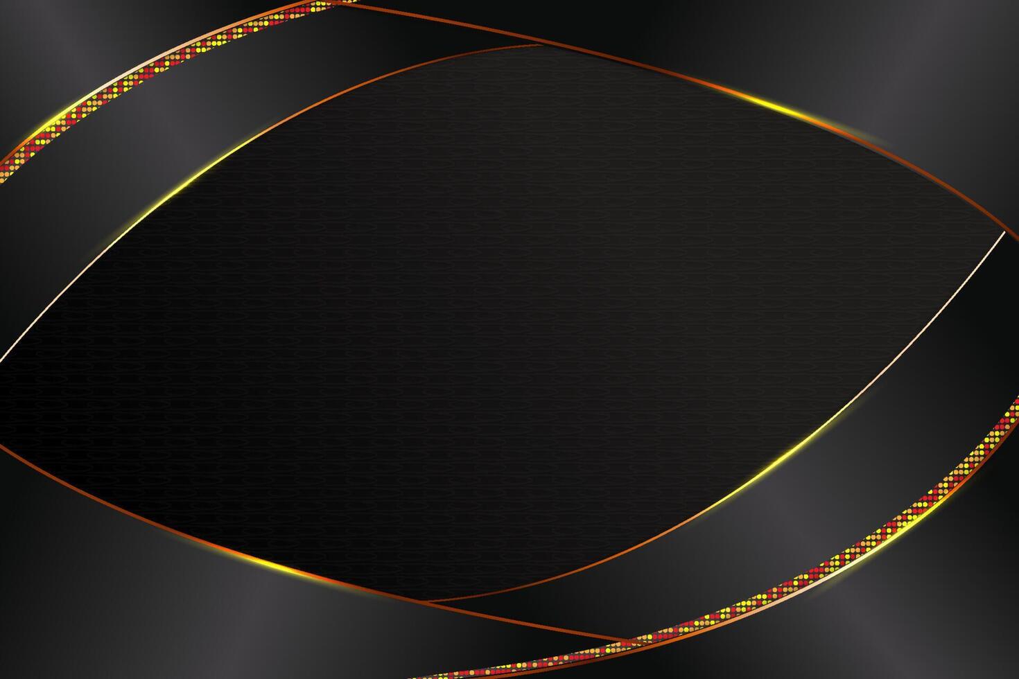 Abstract fluid background with black and born color vector