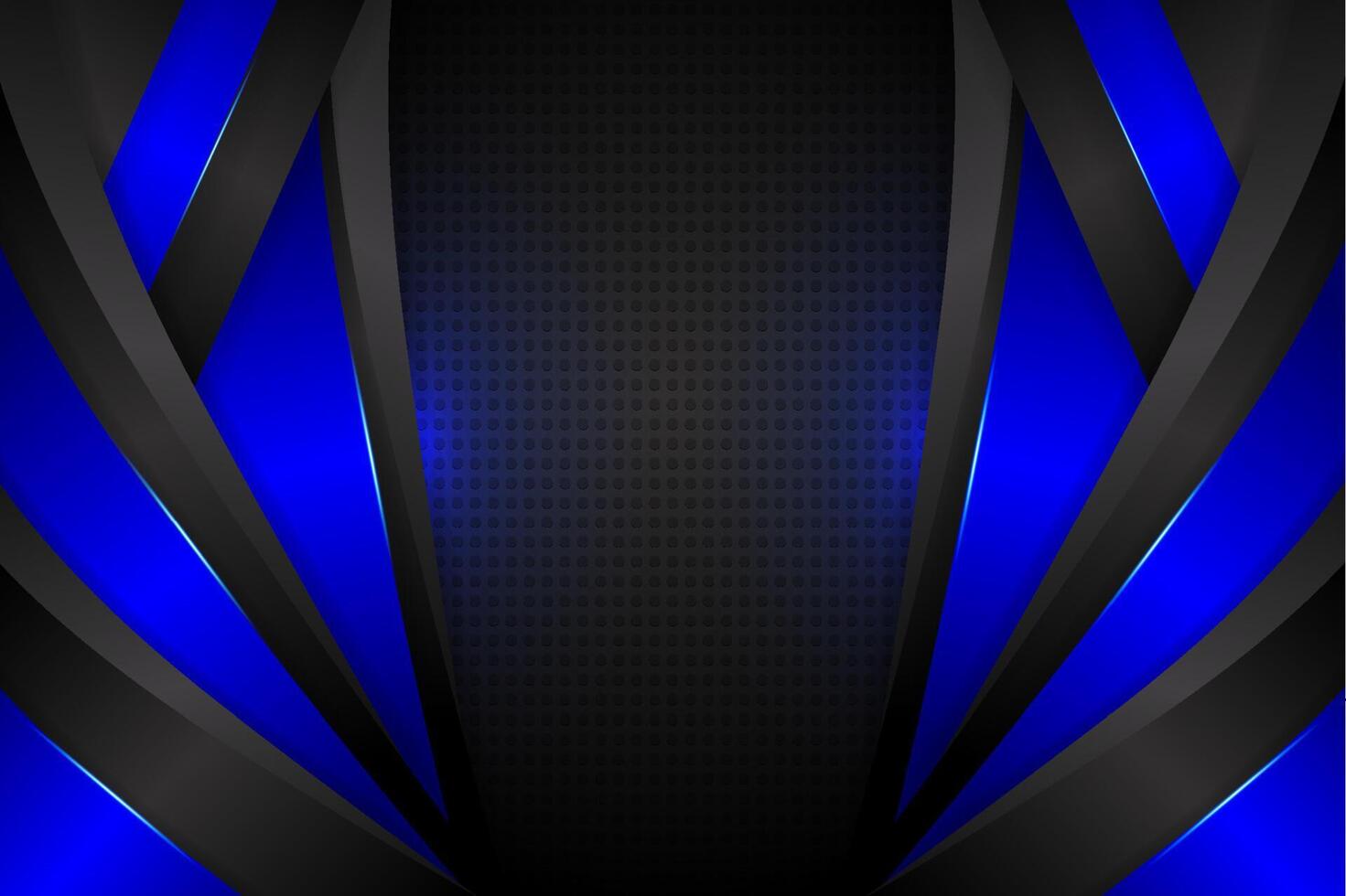 Abstract background black and blue color vector