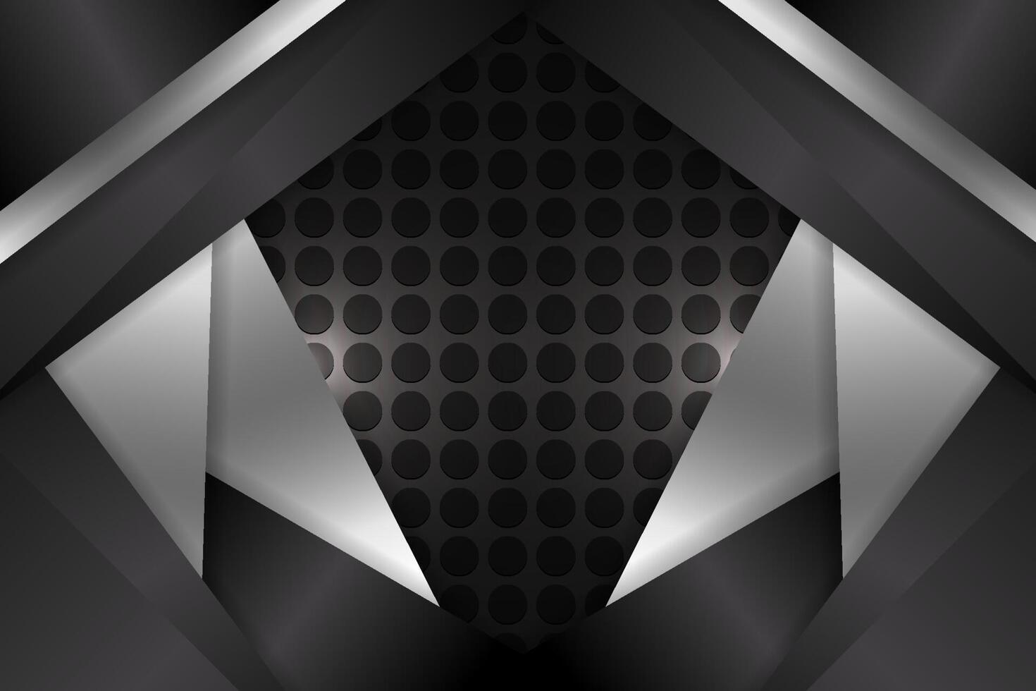 Abstract background rectangle shape  with black and white color vector