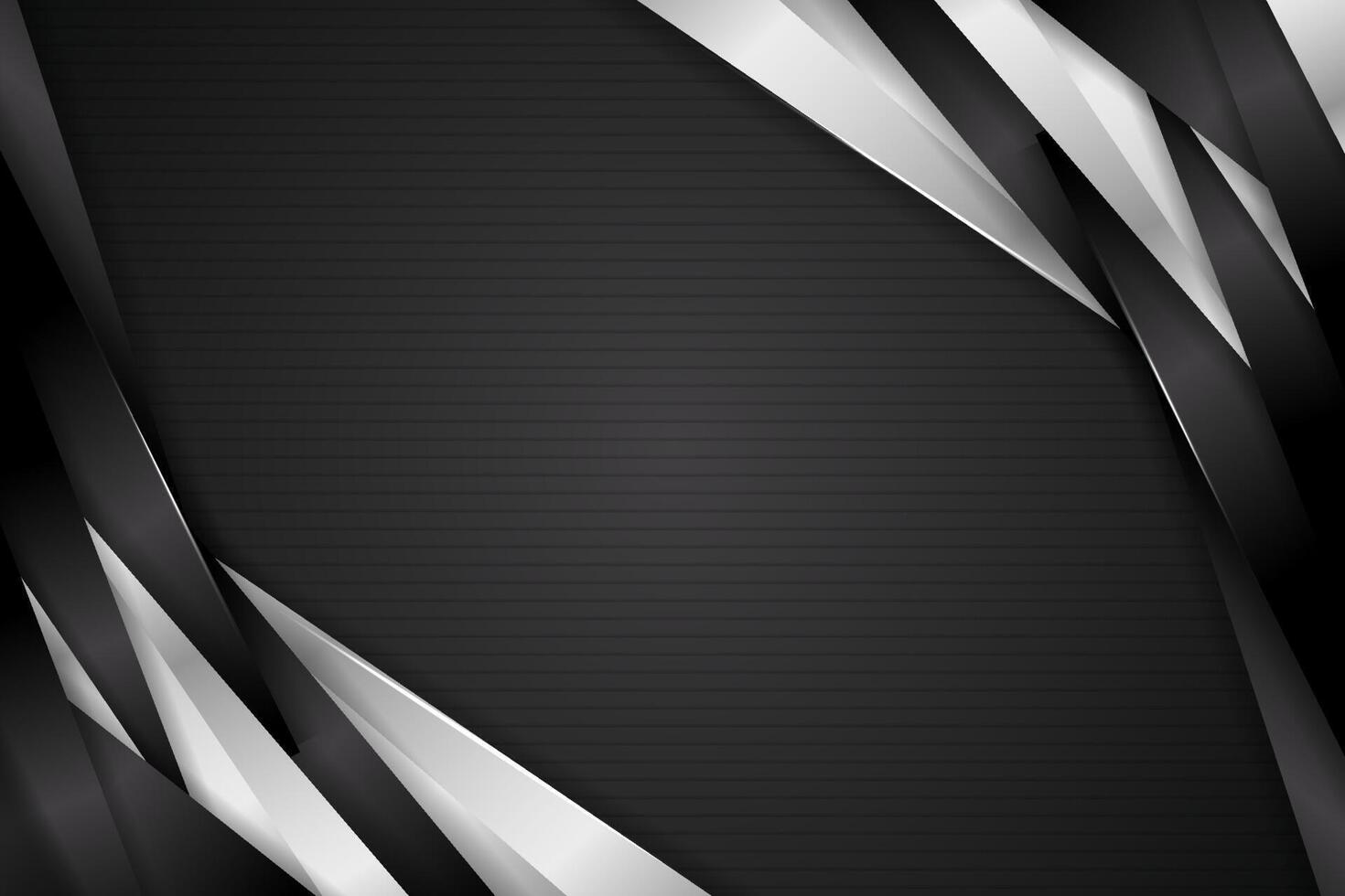 Abstract background rectangle shape with black and white color vector