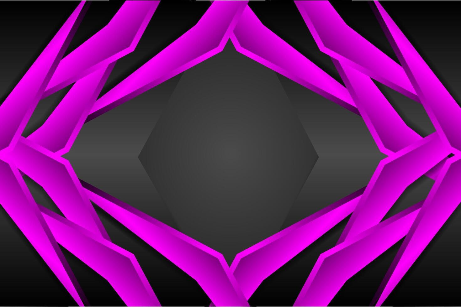 Abstract background triangle shape with black and purple color vector