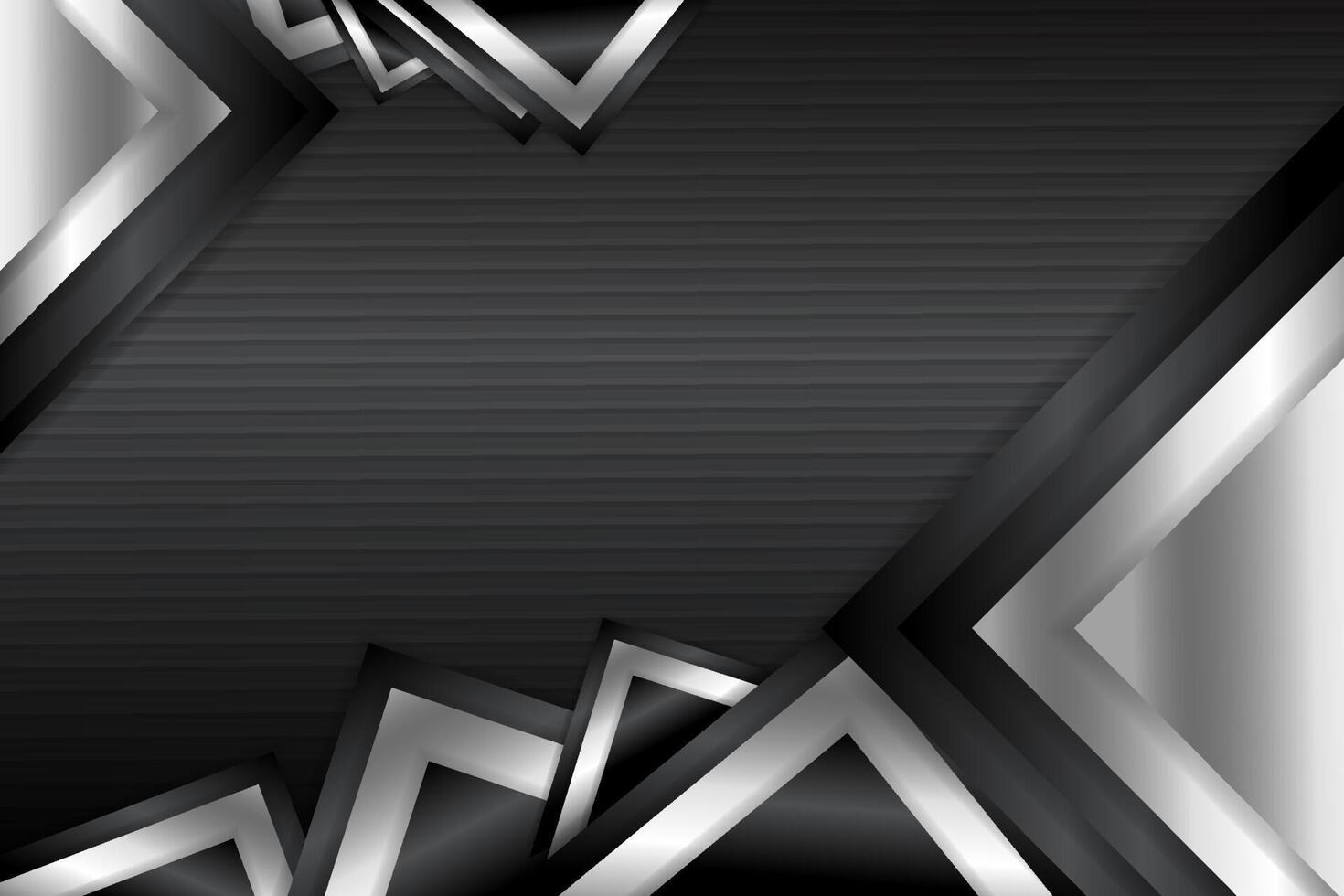 Abstract background triangle shape with black and white color vector