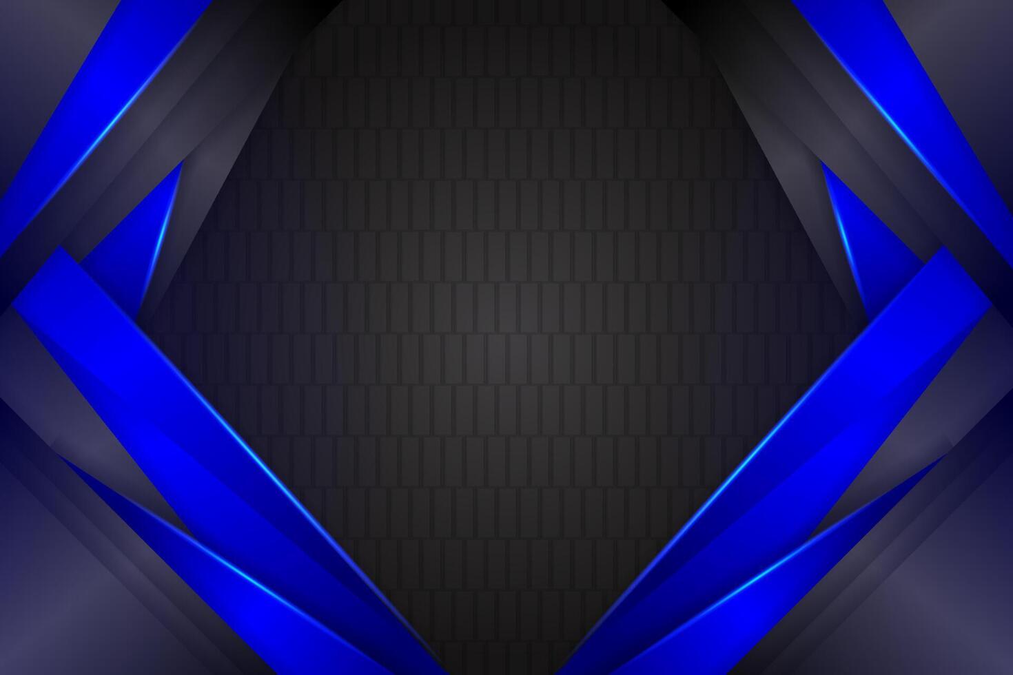 Abstract background rectangle shape with black and blue color vector