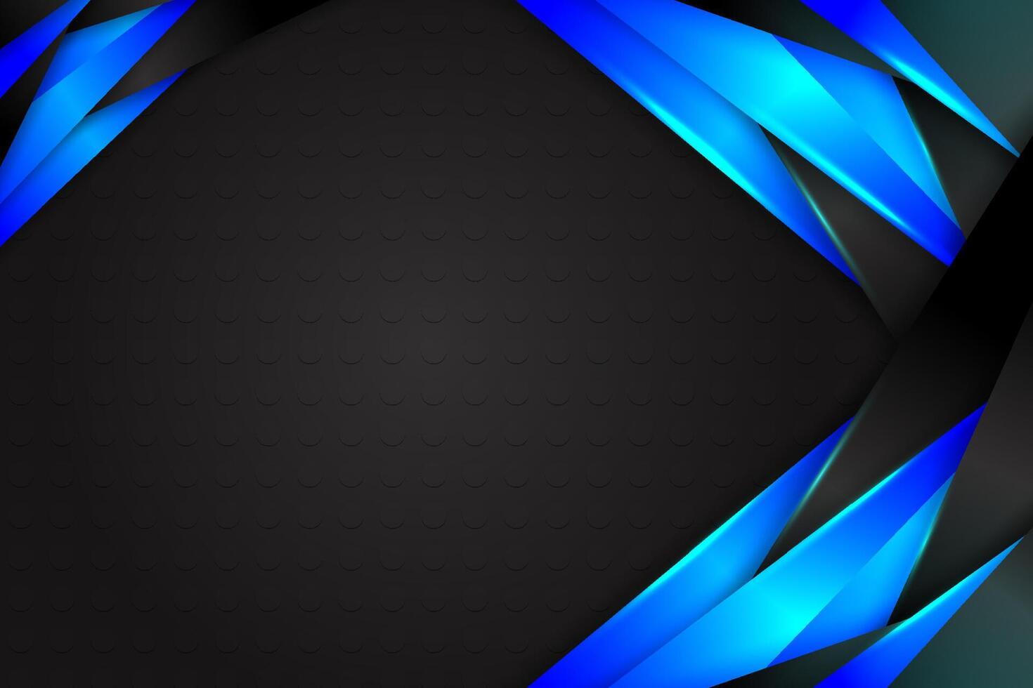 Abstract background rectangle shape with black and blue color vector