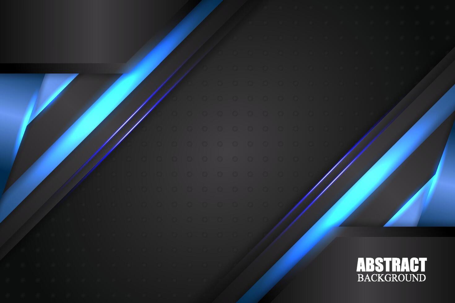 Abstract background rectangle shape with black and blue color vector
