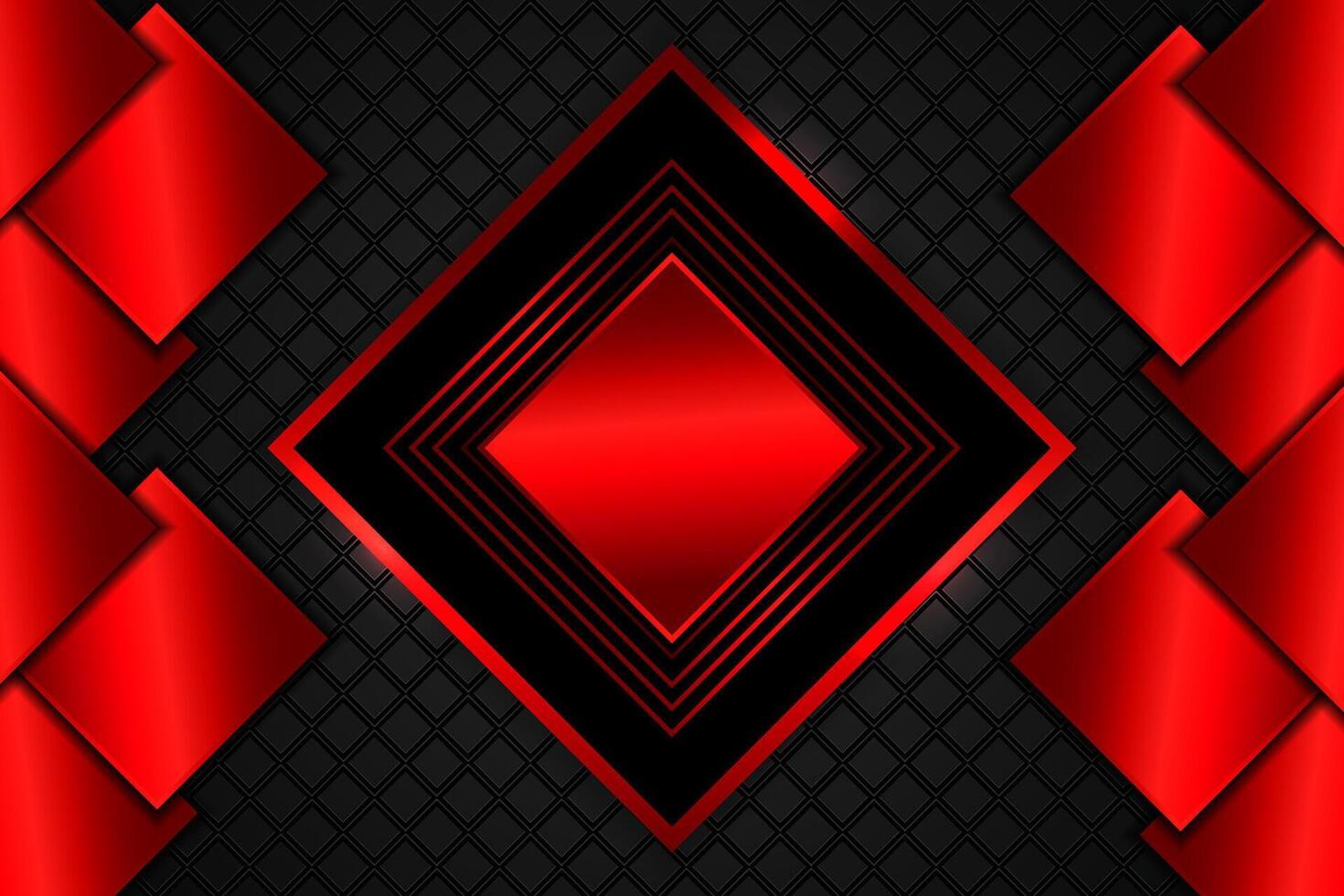 Abstract background rectangle shape with black and red color vector