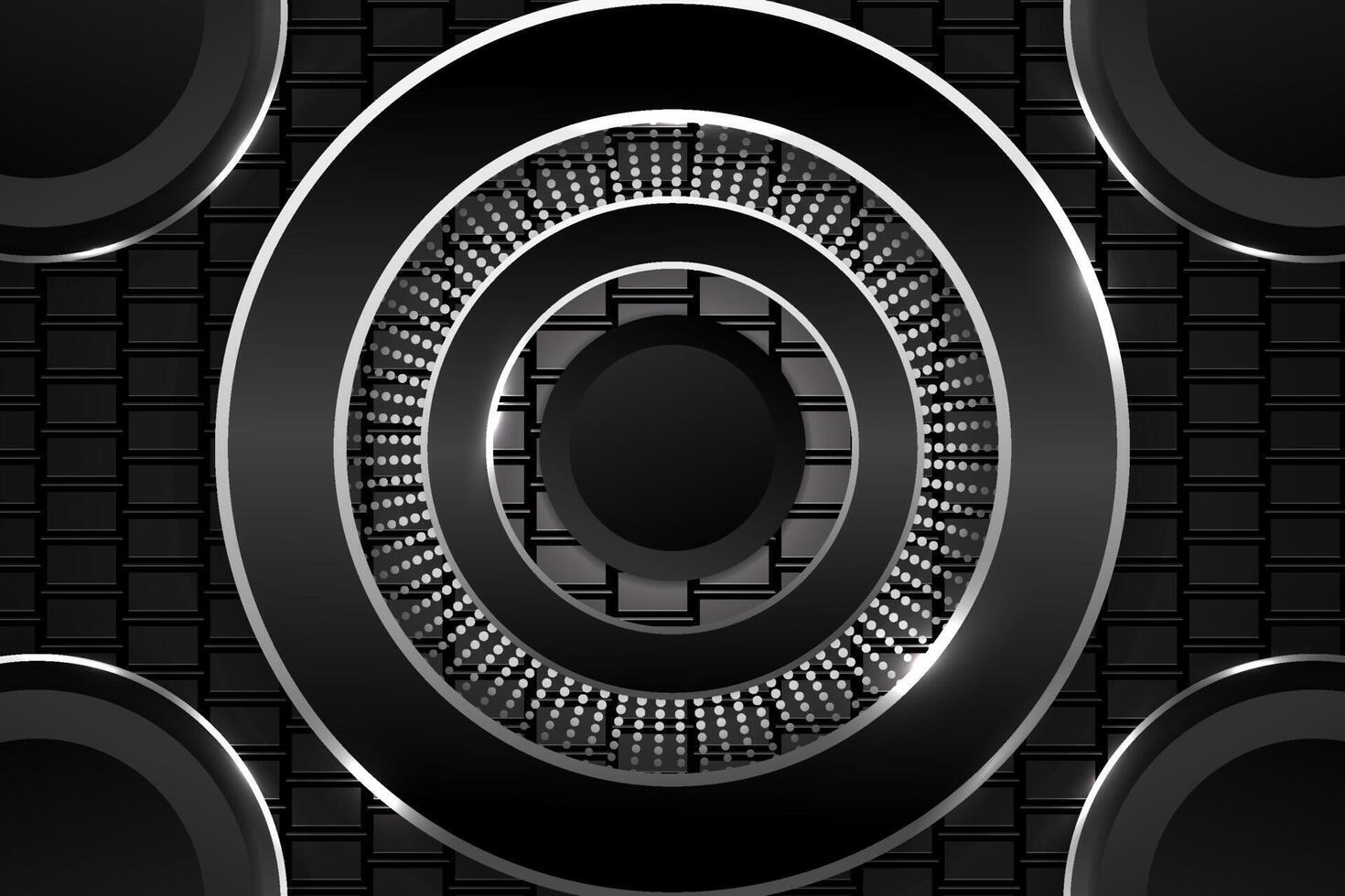 Abstract background polygon shape with black and white color vector
