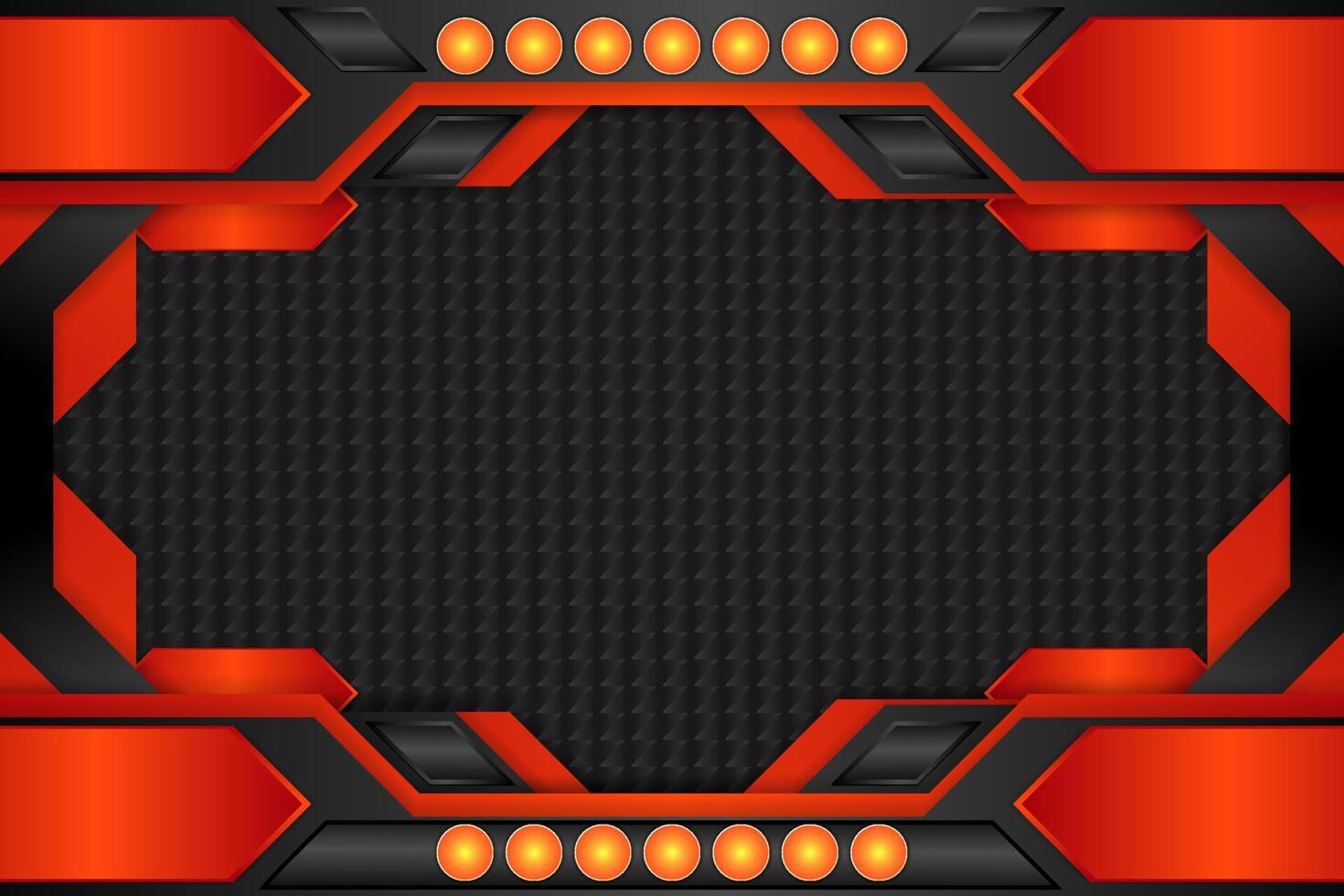 Abstract background with black and orange color vector