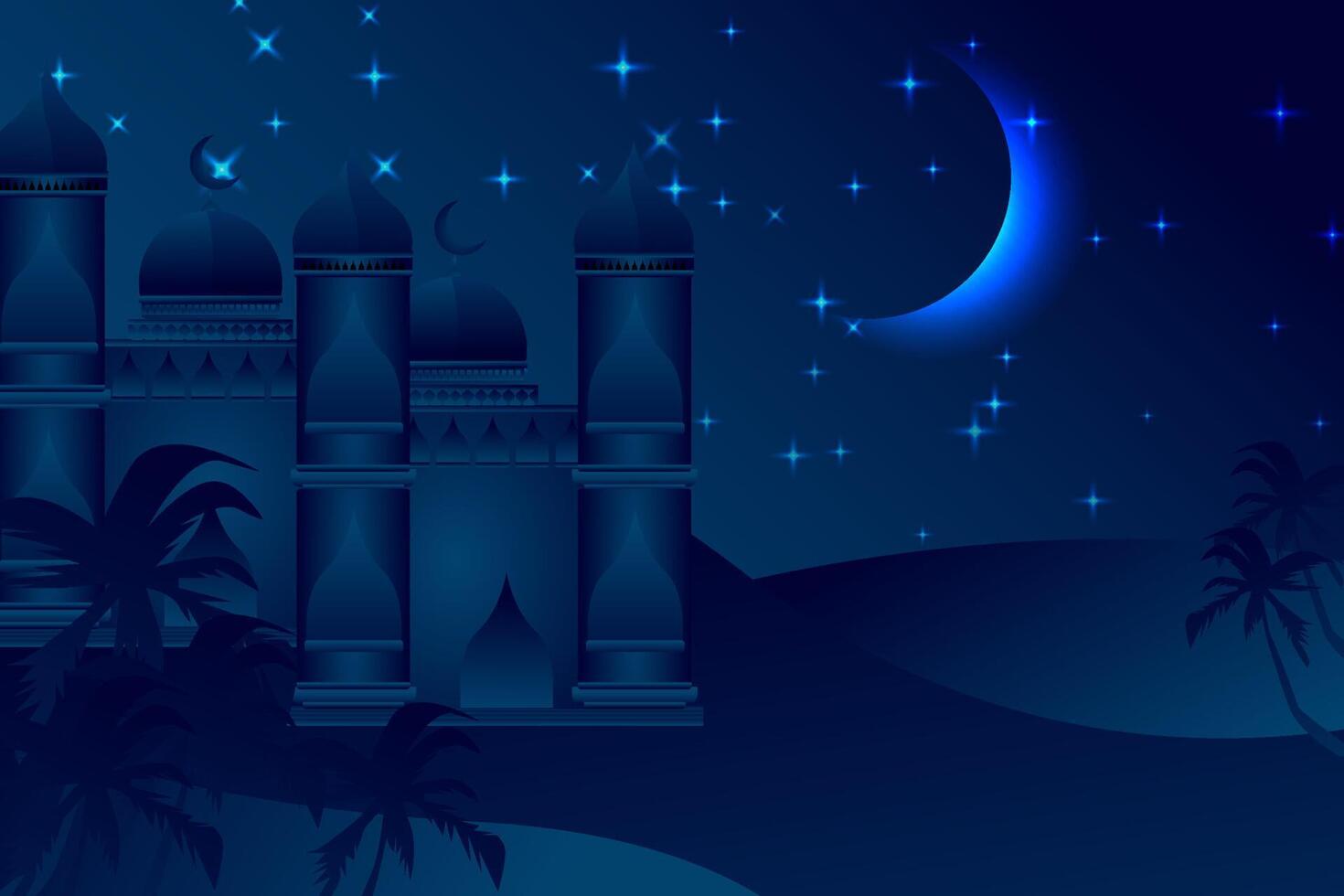 Ramadan kareem stylish Islamic background vector