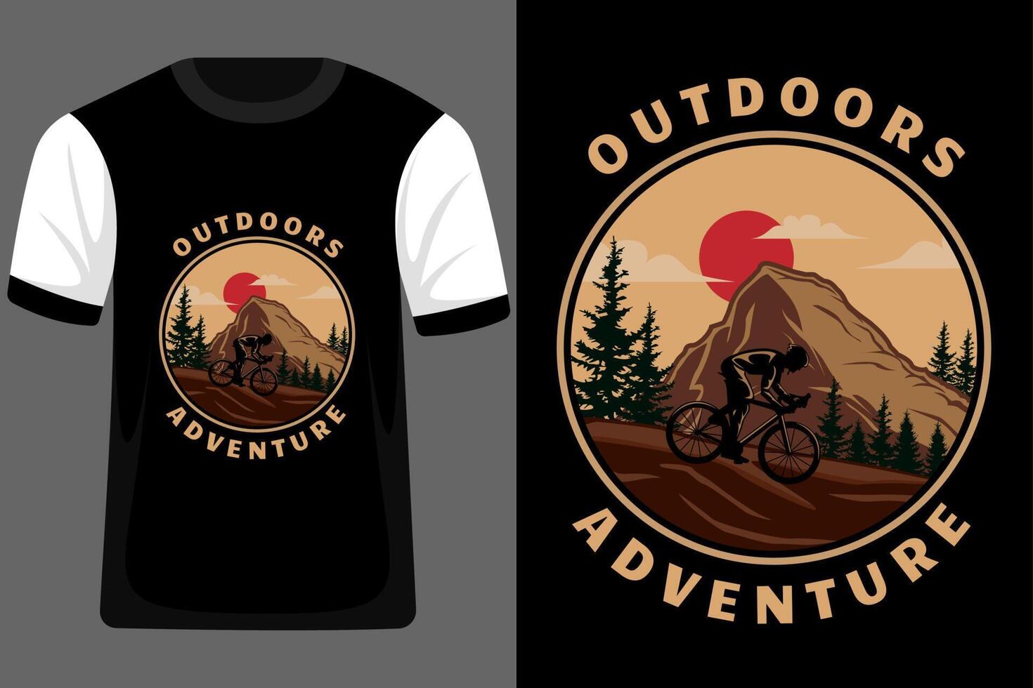 Vintage Mountain Biking Outdoor Retro Design Bike Shirt Vintage Mountain Biking Outdoor Retro Design Bike Shirt