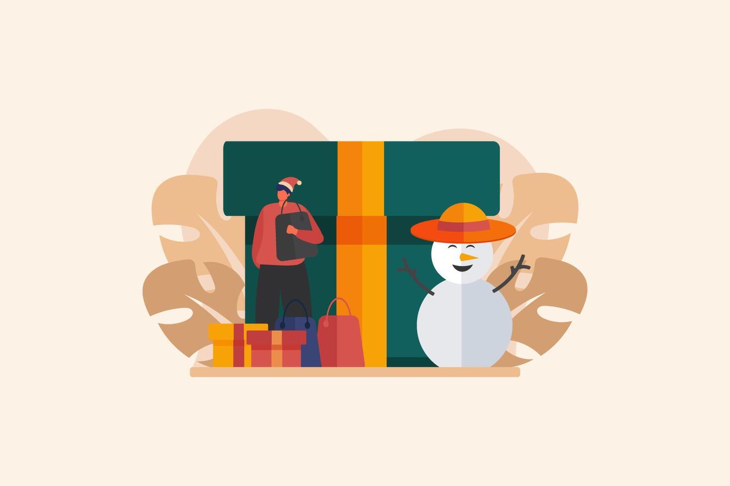 Christmas All Happy Flat Design vector
