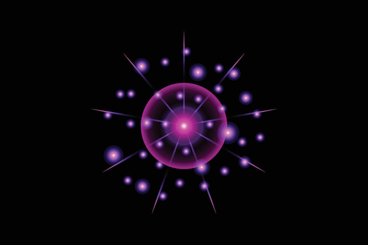 Firework Happy New Year Sticker vector