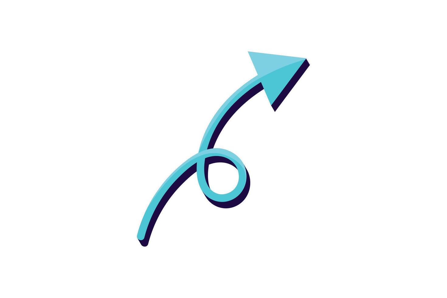 Arrow Highlight Note Sticker Design vector