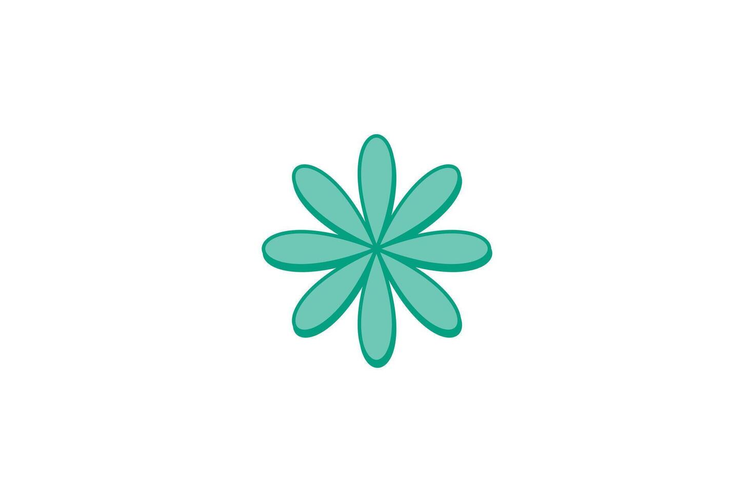 Basic Graphic Flat Sticker Design vector