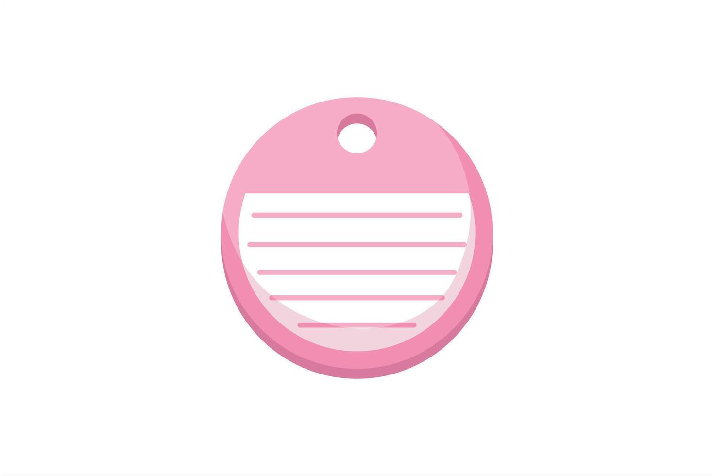 Paper Sticky Notes Sticker Design vector