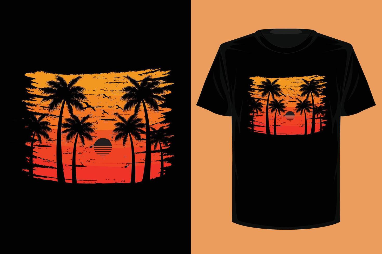 Hawaii Retro Vintage T Shirt Design vector