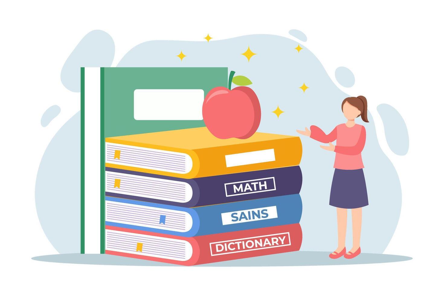 World Book Day Flat Design vector