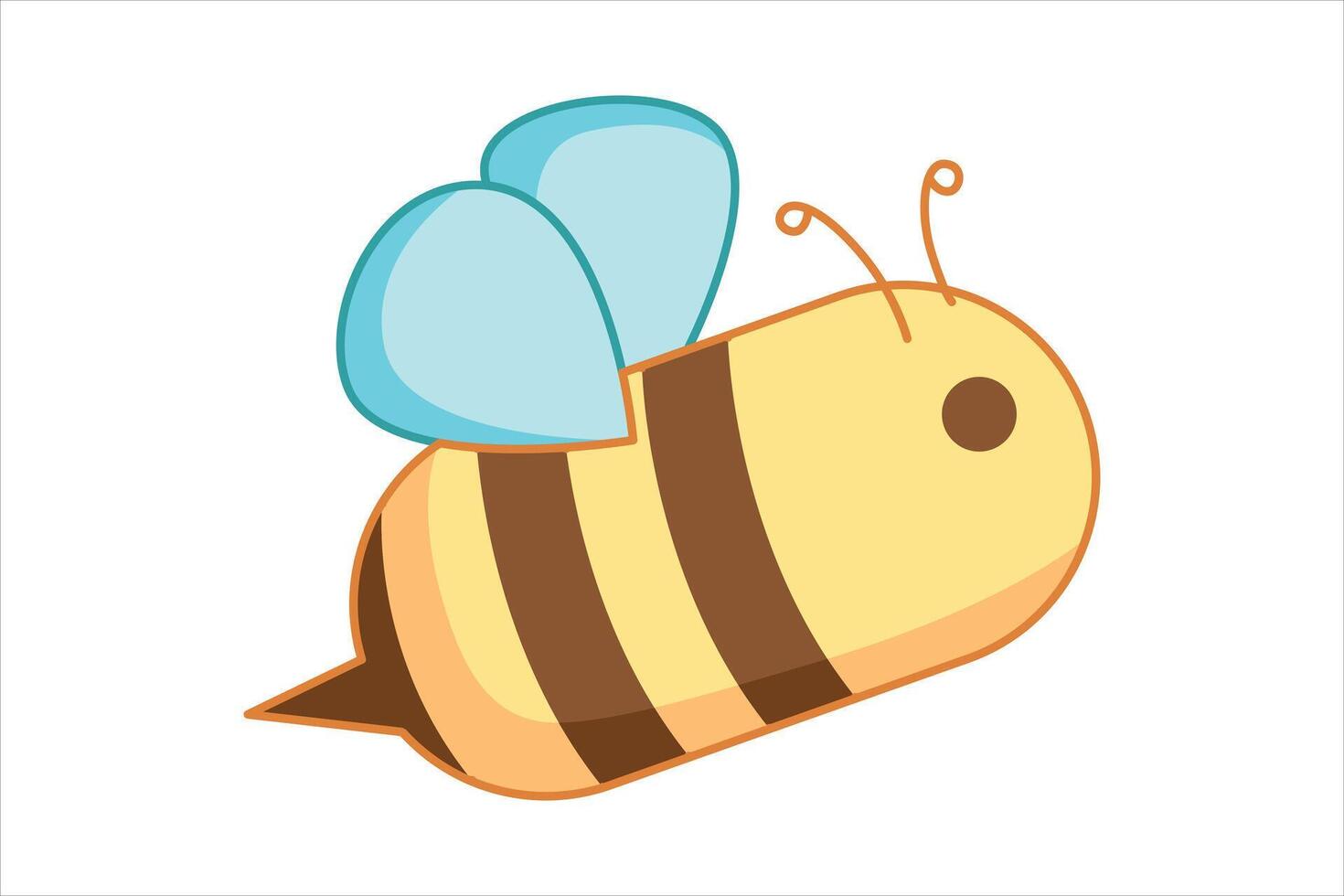 Easter Day Flat Sticker Design vector