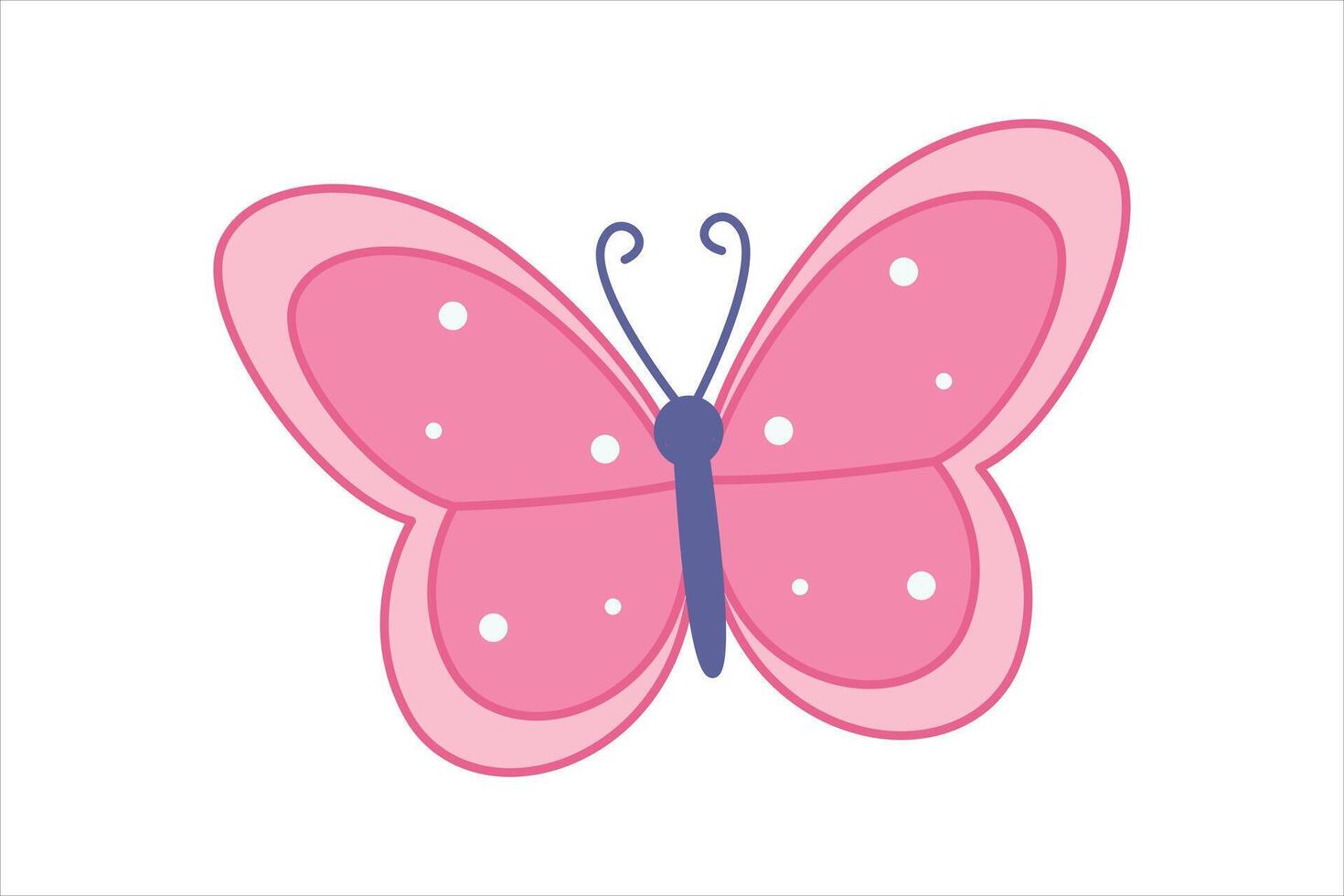 Easter Day Flat Sticker Design vector