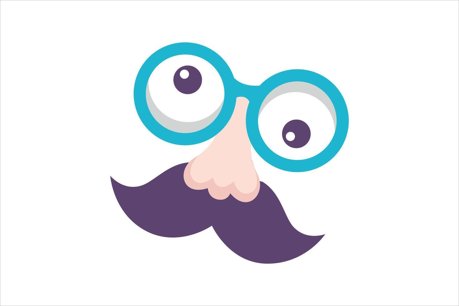 April Fools Flat Sticker Design vector