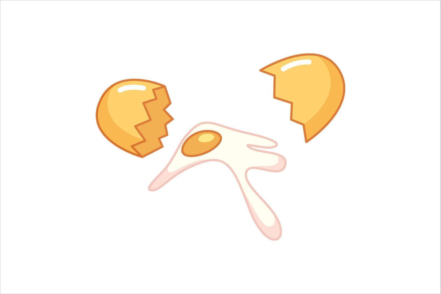 April Fools Flat Sticker Design vector