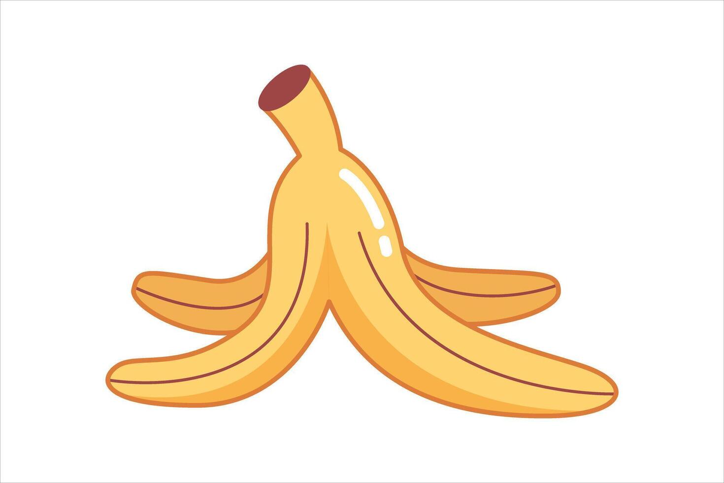 April Fools Flat Sticker Design vector