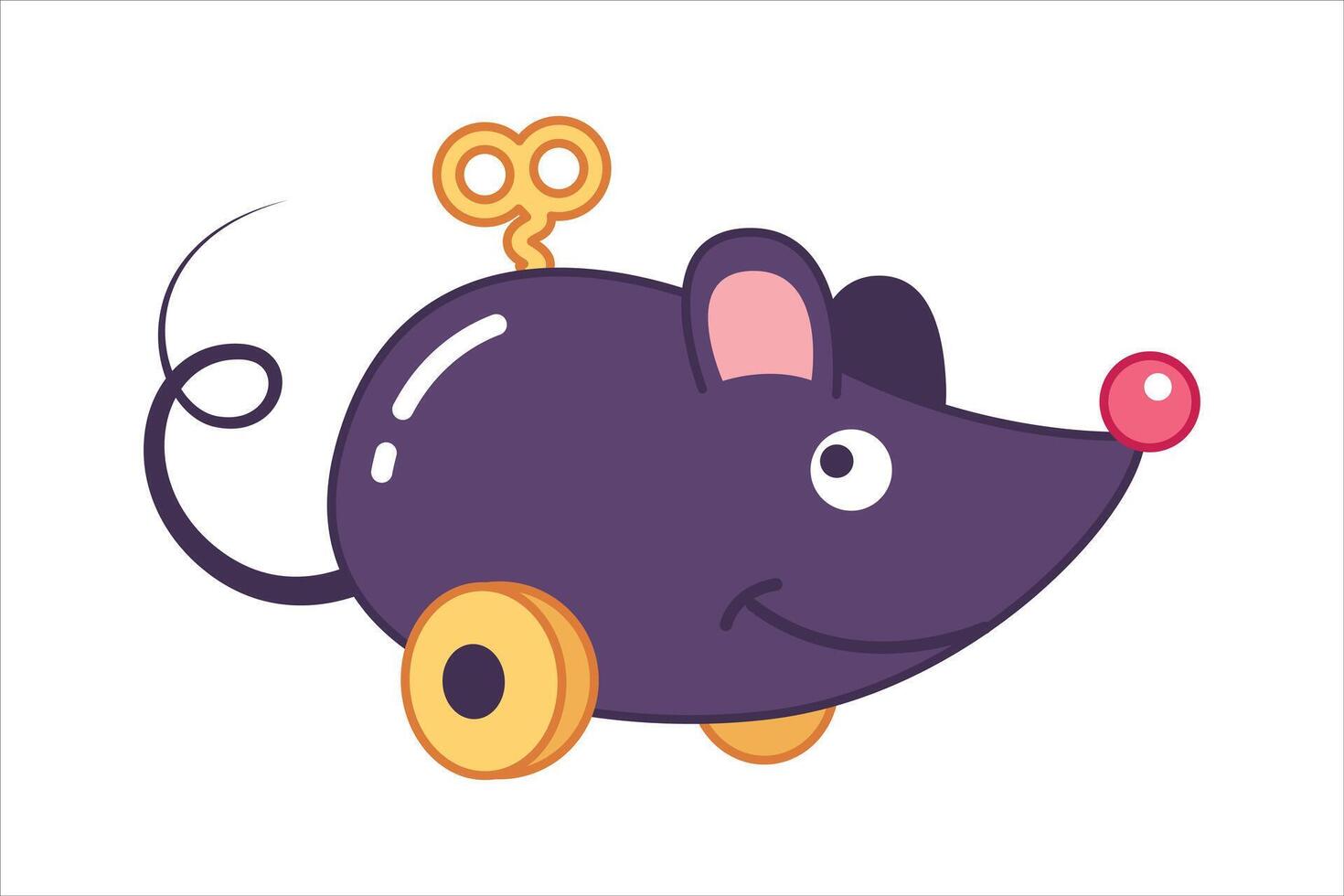 April Fools Flat Sticker Design vector