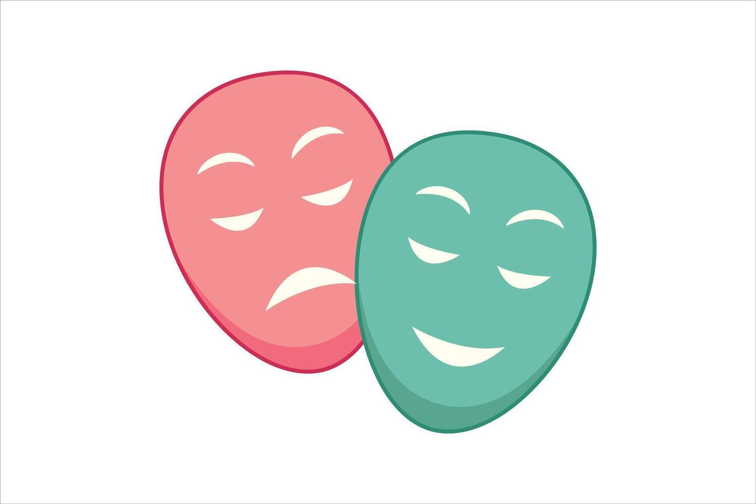 April Fools Flat Sticker Design vector