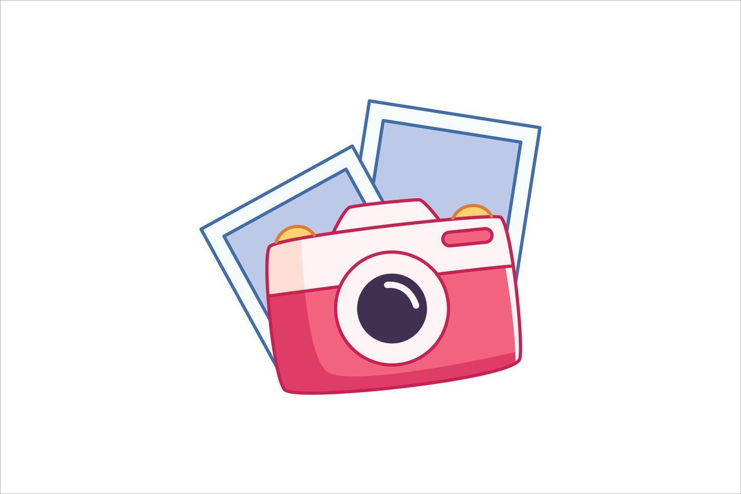Family Gathering Flat Sticker Design vector