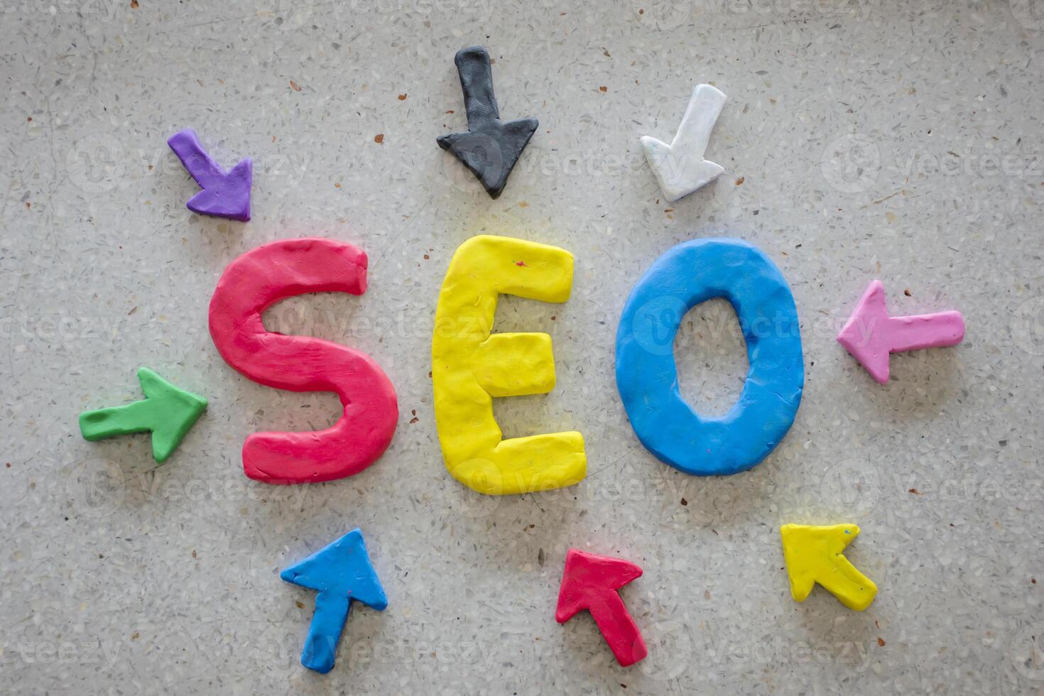 The Plasticine molding that was molded into the SEO. photo