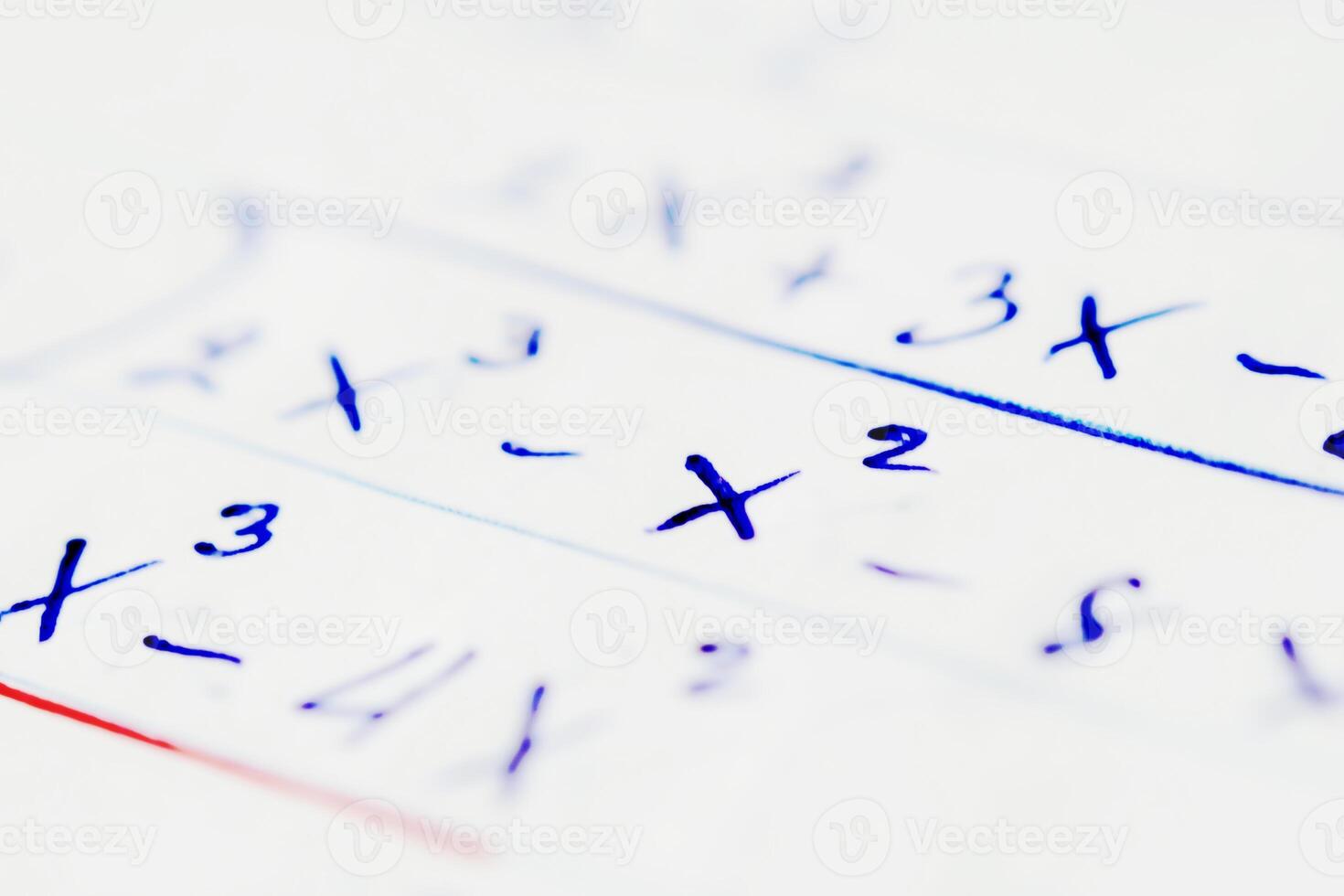 Math concept. formula photo