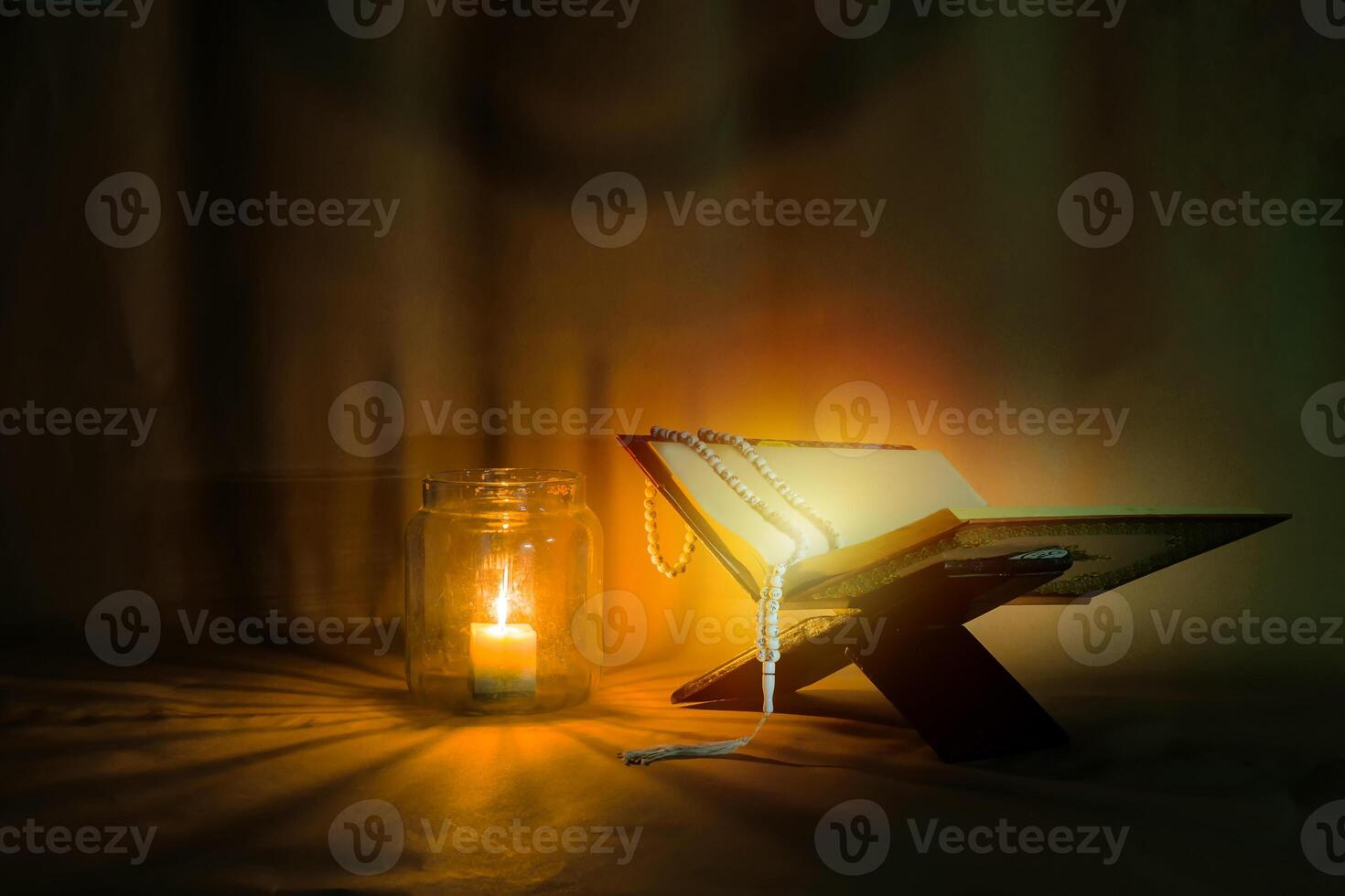 Islam holy book of Muslims. photo