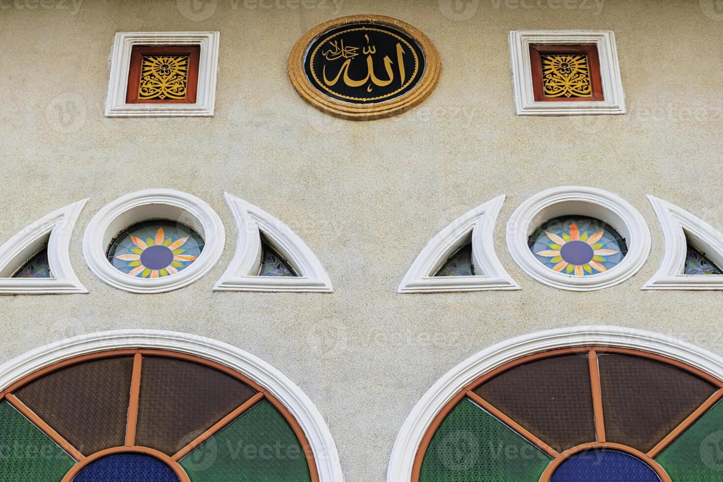 Symbols of the 3 major religions in the Abrahamic religion, the symbol of Islam. photo