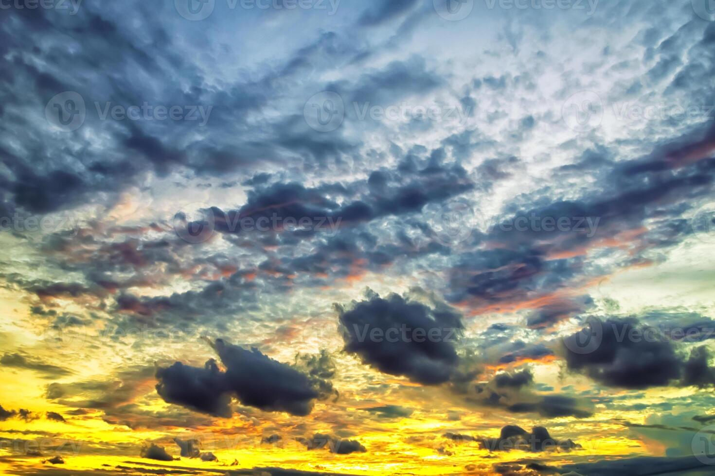The sky is boiling. photo