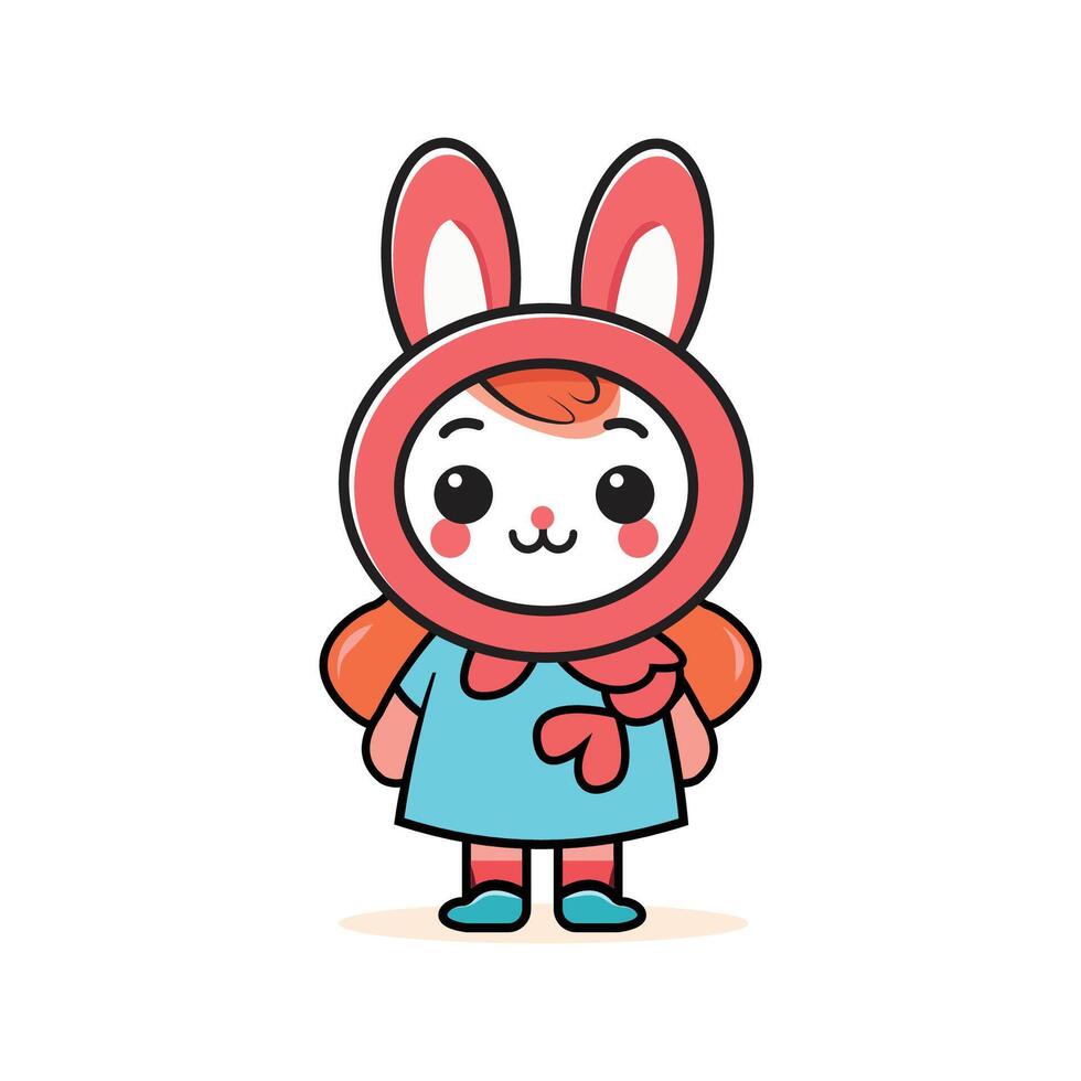 funny cartoon character, kids cartoon design vector