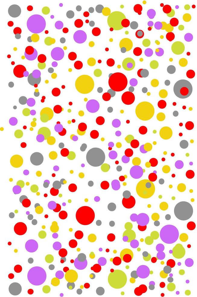 Abstract background with colorful circle dot motif vector