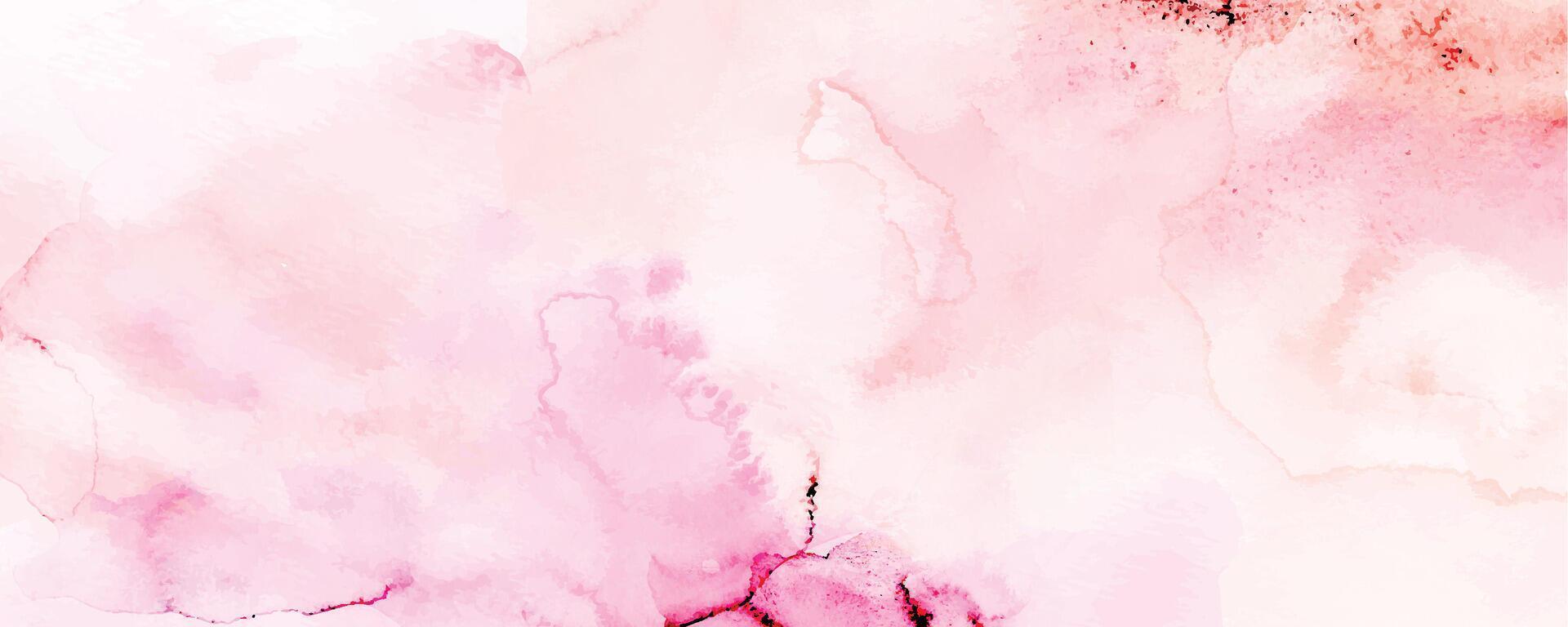 Abstract horizontal background designed with watercolor stains vector