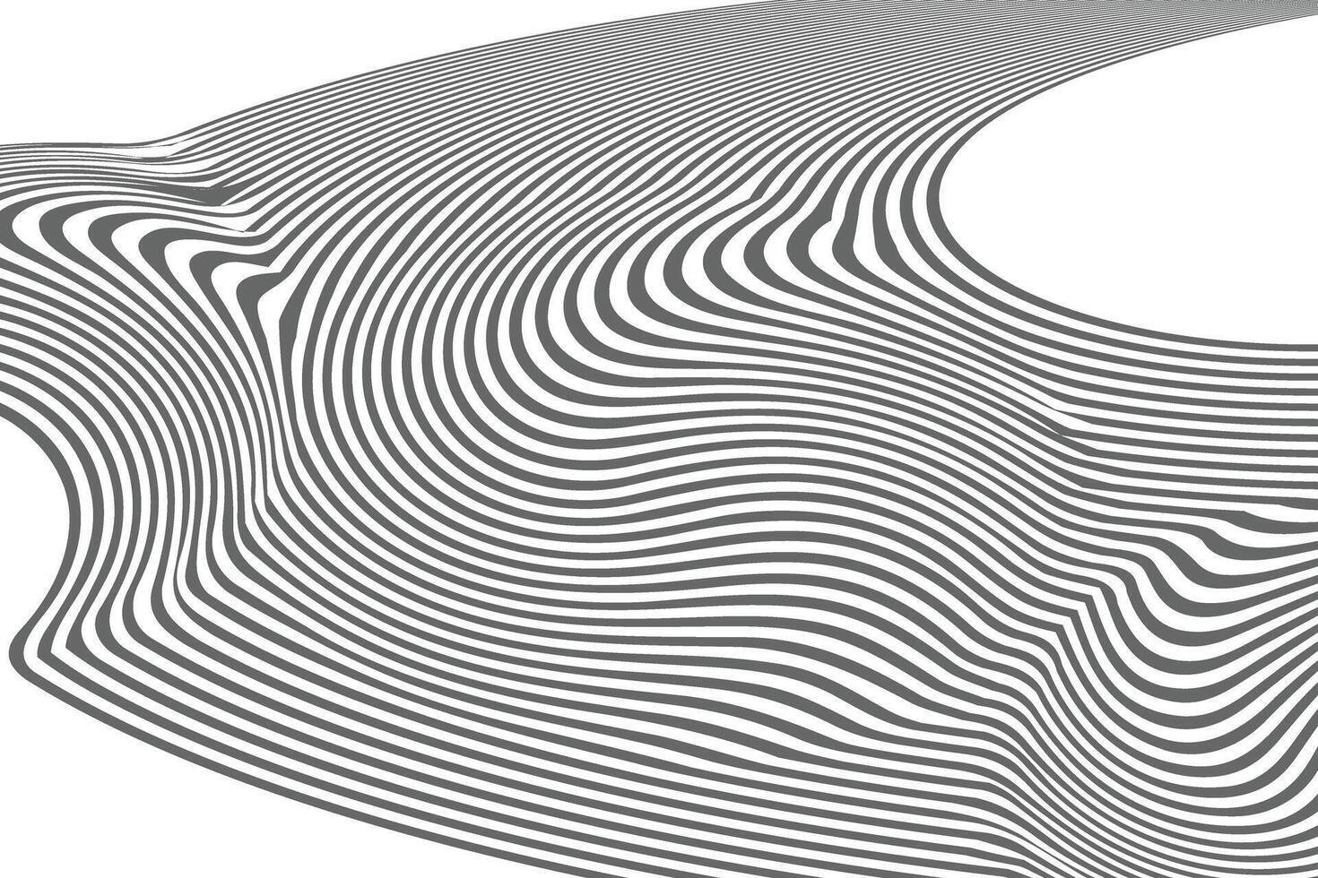 simple abstract grey ash color geometric degrade wavy line pattern a black and white abstract image of a curved line vector