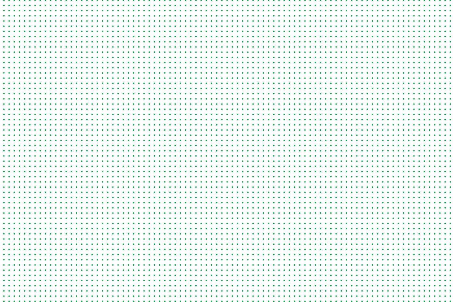 simple abstract green color small polka dot pattern a white background with a green dot on it. vector