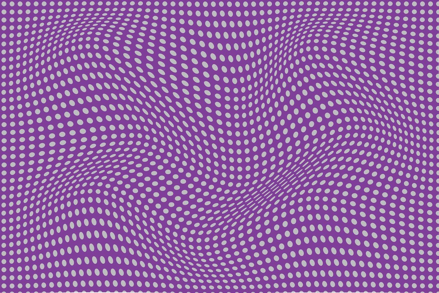 simple abstract grey ash color polka dot wavy distort pattern on purple color background a purple background with a pattern of circles vector