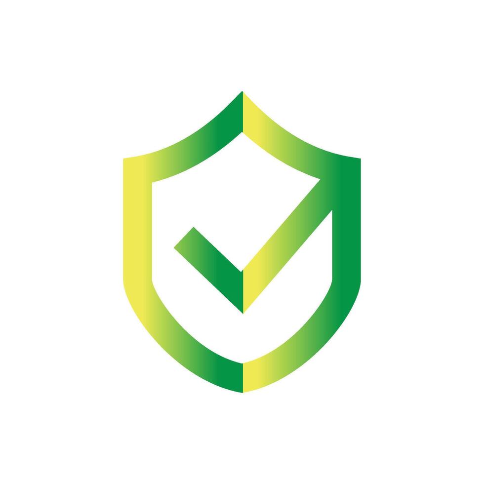 Check mark icon logo design illustration vector
