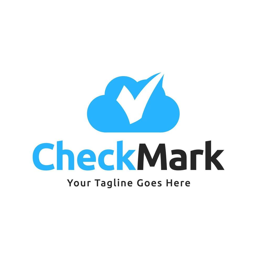 Check mark icon logo design illustration vector